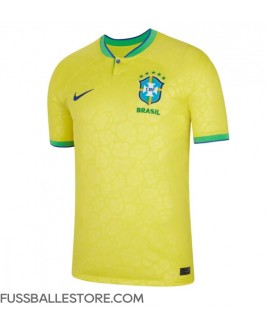 Günstige Brasilien Heimtrikot WM 2022 Kurzarm